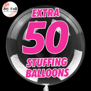 Joy-full Balloon Boutique Bundle - Balloon Stuffing Machine Set - with 50 Extra Bobo Balloons