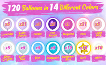 Load image into Gallery viewer, Unicorn Balloon Garland Kit | 120 Pack | Premium Unicorn Party Decoration | 14 Different Balloon Colors with 36&quot; Unicorn Foil Balloon