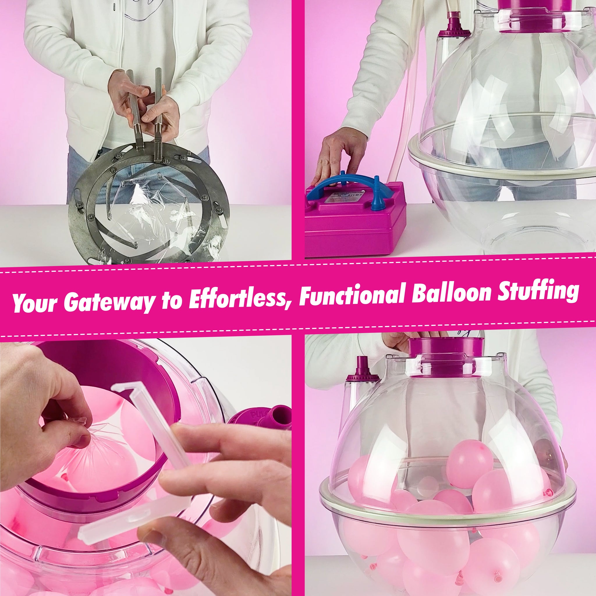 Generic Balloon Filler Machine Stuffing Balloon Expanding 1 Ball