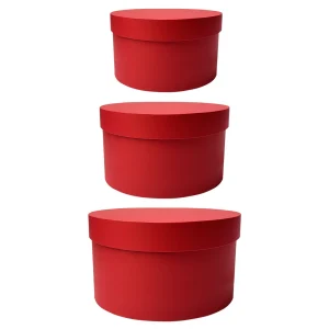 red round gift boxes