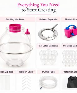 Alternative view of Balloon Stuffing Machine Kit with Electric Air Pump and Expander Tool